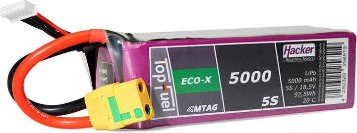 Hacker LiPo Pack TF ECO-X 5000mAh 5S MTAG (18.50 V, 5000 mAh)