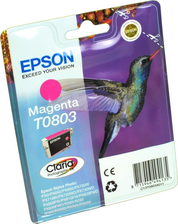 Actual product image Epson T0803 Claria Photographic (M)