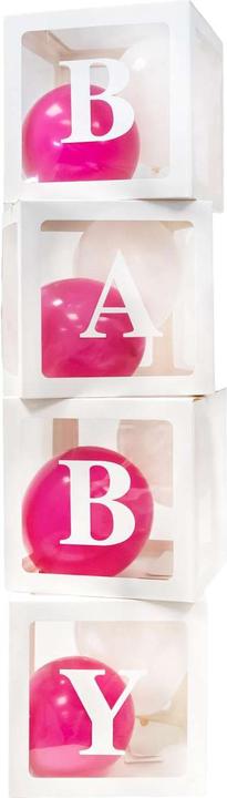 Produktbild Intirilife Babyparty Ballon Boxen Partydekoration (4-tlg)