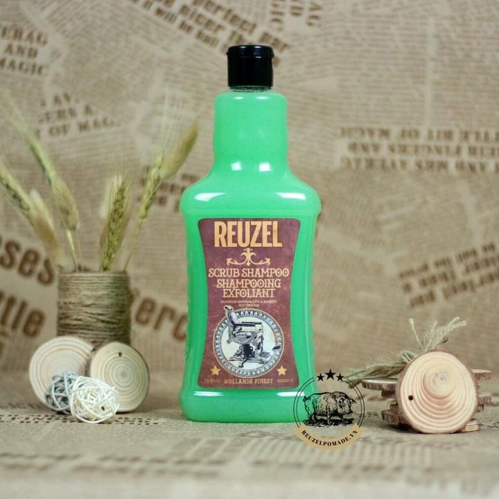 Actual product image Reuzel Scrub shampoo (1000 ml, Liquid shampoo)