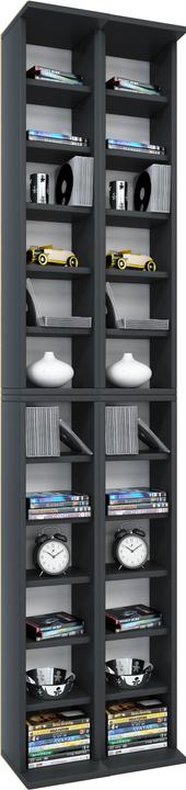 Actual product image VCM Wood CD DVD Stand Shelf Almera (42 x 20 x 180 cm)