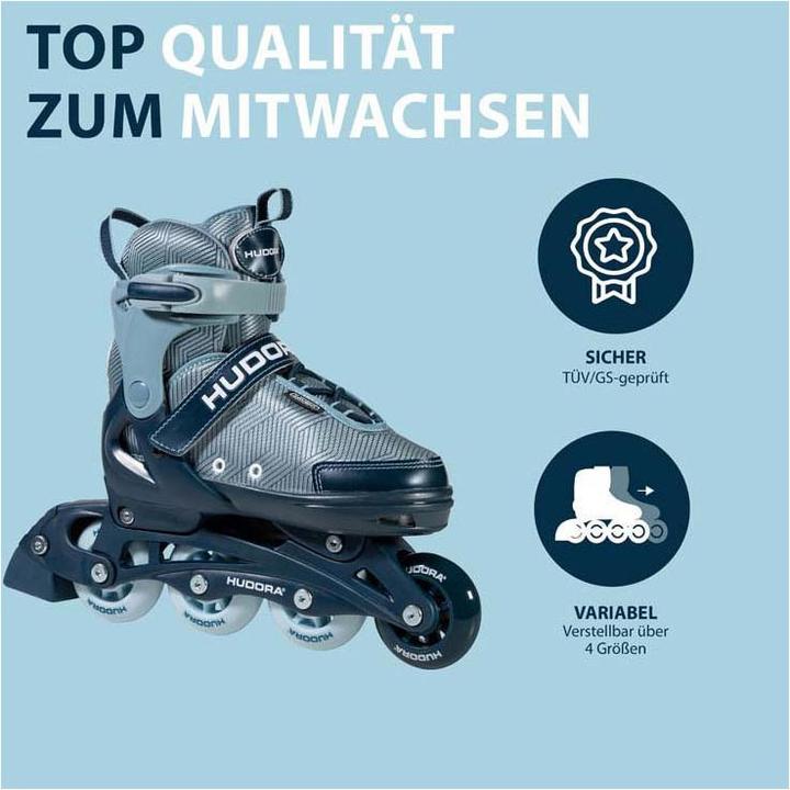 Produktbild Hudora HDO Skates Leon 2.0, Gr. 33-36 ocean 28248 (33, 34, 35, 36)