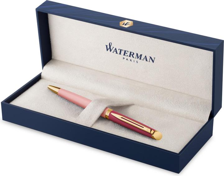 Actual product image Waterman Roller Hemisphere Colour Blocking Pink C.C. F black gift box (Pink, 1 x)