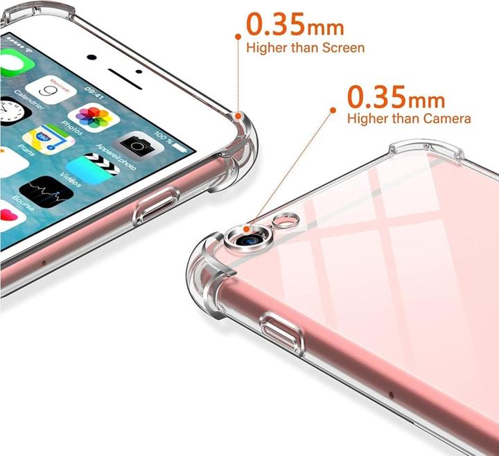 Produktbild Screenguard Apple iPhone 6/6S Hülle Crystal Soft Airbag Bumper (Apple iPhone 6)