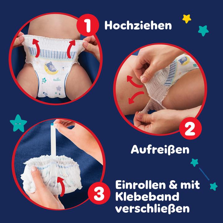 Produktbild Pampers Baby-Dry Night Pants (Gr. 4, Monatsbox, 180 Stück)