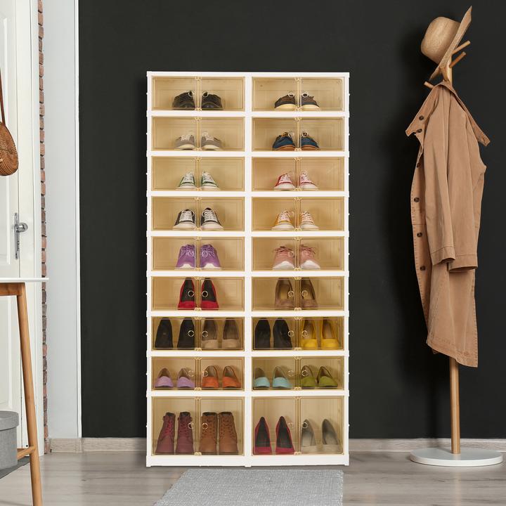 Actual product image Relaxdays Schuhschrank (86.5 x 34.5 x 169 cm)