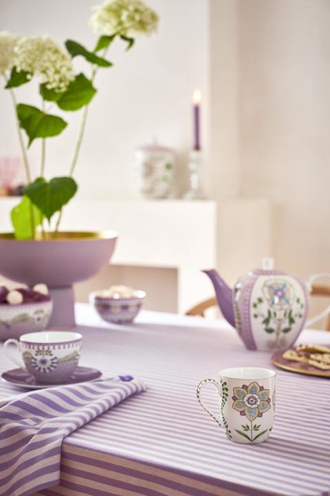 Produktbild PIP Studio Lily&Lotus Tasse weiss/lila 145ml (145 ml, 1 x)