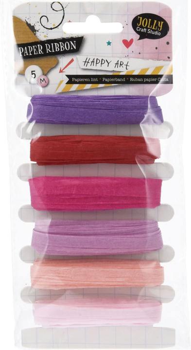 Papierband Lila- und Rosatöne, 6x5mtr.