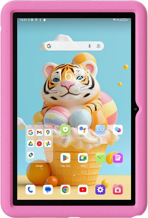 Actual product image iGet BLACKVIEW TAB G8 Kids Pink - 10.1" HD+ IPS/800x1280/Quad-core/4GB+128GB/6 580 mAh/Android 12/U (4G, 10.10", 128 GB, Pink)