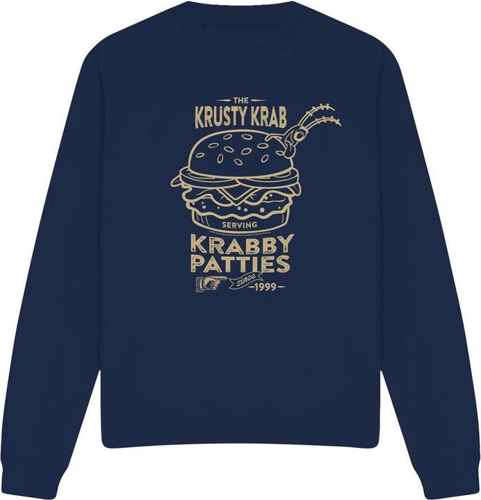 Produktbild Spongebob Squarepants The Krusty Krab Shock Mono Sweatshirt (XL)