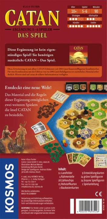 Produktbild Kosmos Catan: Das Spiel (Deutsch)