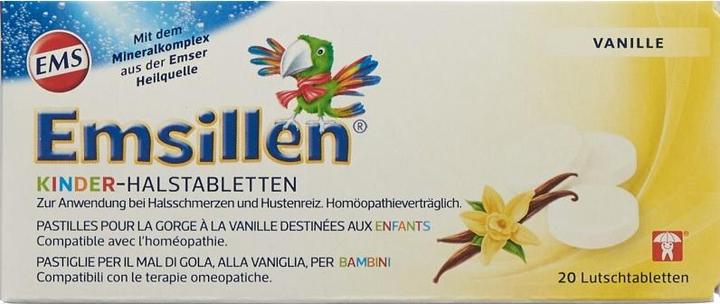 Produktbild Emser Emsillen Kinder-Halstabletten Vanille Stk (1 Stück)