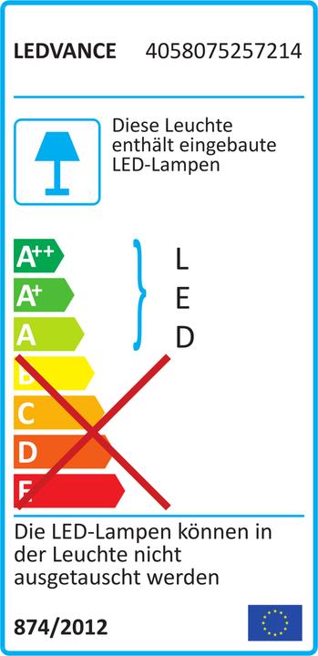 Label énergétique Ledvance Planon Frameless (1600 lm)
