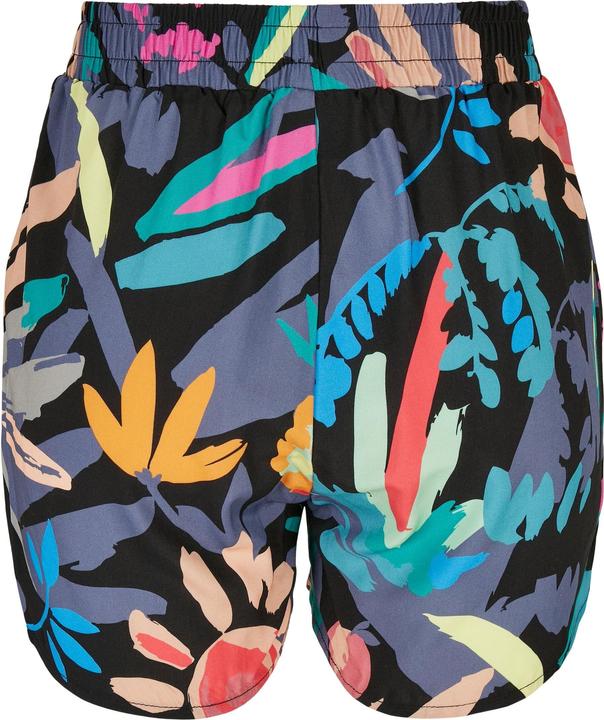 Actual product image Urban Classics Ladies AOP Viscose Resort Shorts - 6330 (5XL)