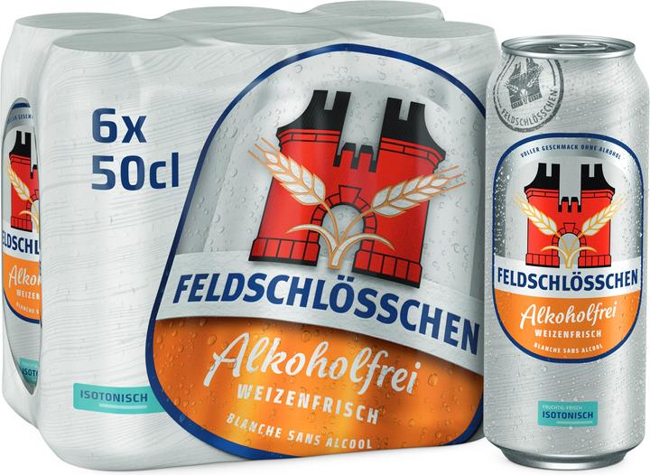 Actual product image Feldschlösschen Alcohol-free Wheat Fresh (6 x 50 cl)