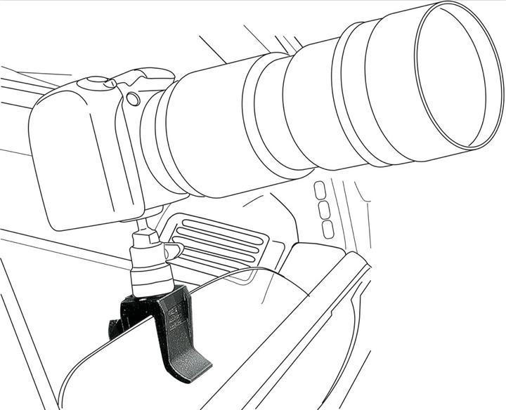 Actual product image Manfrotto 243, Car window clamp 3/8" (Stand clamp)
