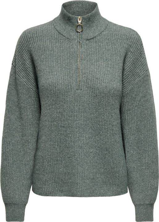 Produktbild Only Onltokyo Solid L/S Zip Pullover Knt Noos (M)