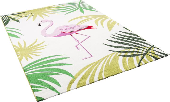 Produktbild Pergamon Designer Teppich Faro Tropical Flamingo (80 x 150 cm)