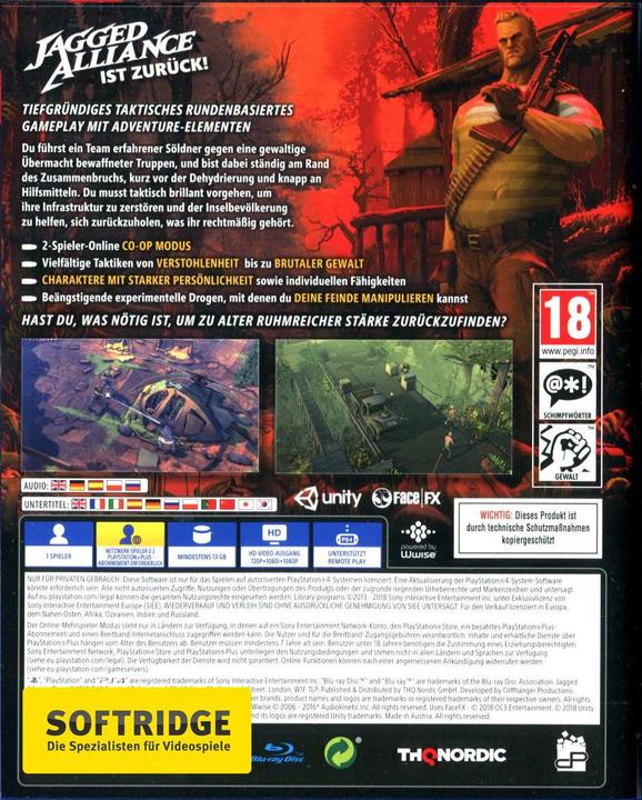 Produktbild THQ Jagged Alliance Rage (PS4, Multilingual)