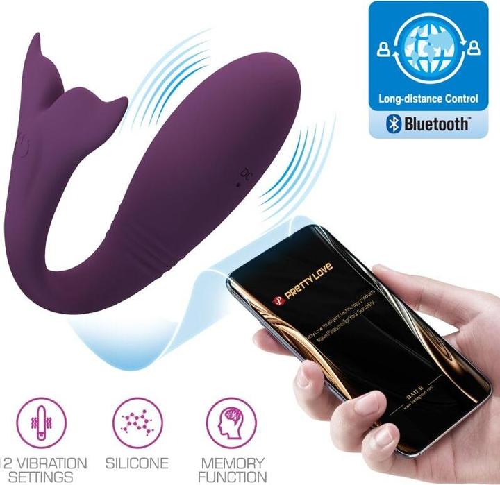 Produktbild Pretty Love Jayleen Vibrator Mit App-Fernbedienung Lila