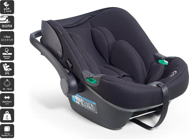 Actual product image BabyGo Style 3in1 - Combi pushchair - Roze