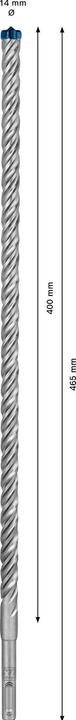 Produktbild Bosch Professional Zubehör EXPERT SDS plus-7X Hammerbohrer, 14 x 400 x 465 mm (14 Millimeter)