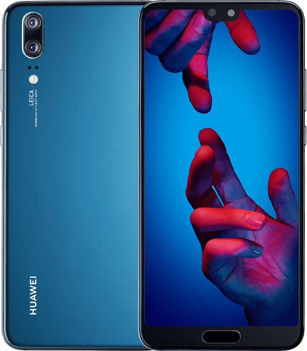 Produktbild Huawei P20 (128 GB, Midnight Blue, 5.80", Dual SIM, 12 Mpx, 4G)