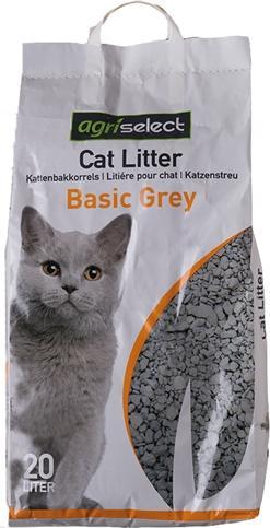 Agriselect Basic Grey Kattenbakvulling (14.22 kg)