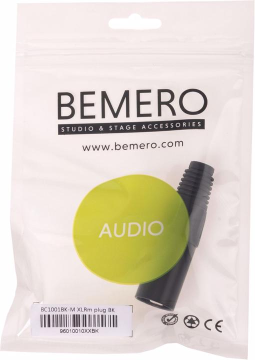 Produktbild Bemero XLR-Stecker BC1001BK-M