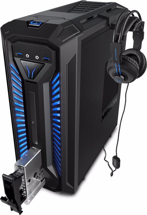 Produktbild Medion Erazer X67122, Intel i5-9400 (Intel Core i5-9400, 16 GB, GeForce GTX 1660 Ti)