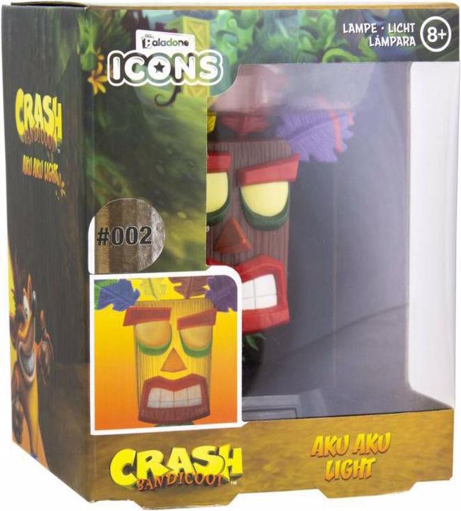 Actual product image Paladone Products Crash Bandicoot Lamp Aku Aku