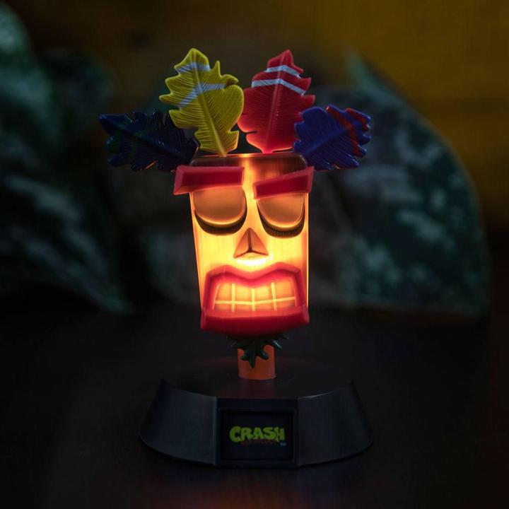Actual product image Paladone Products Crash Bandicoot Lamp Aku Aku