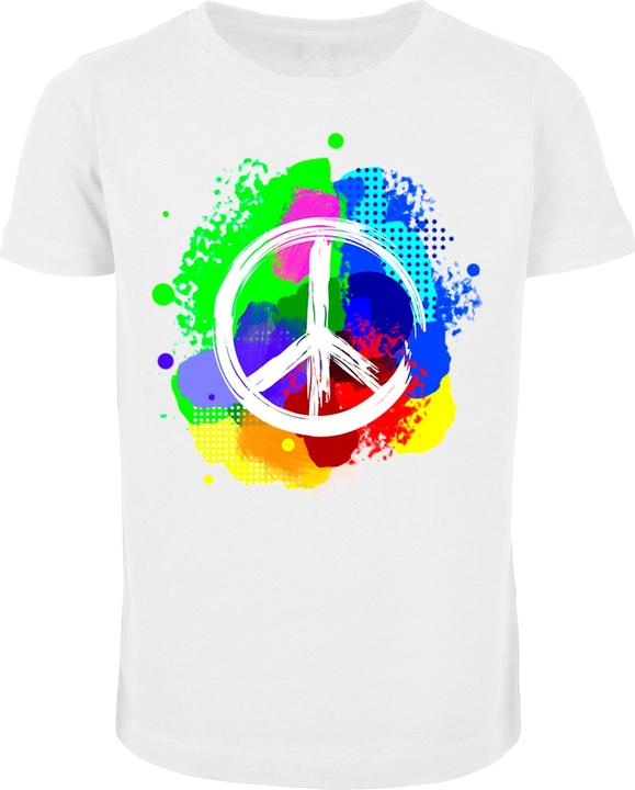 Produktbild Merchcode Girls Peace - Graffiti Short Sleeve Tee - 167917 (134)