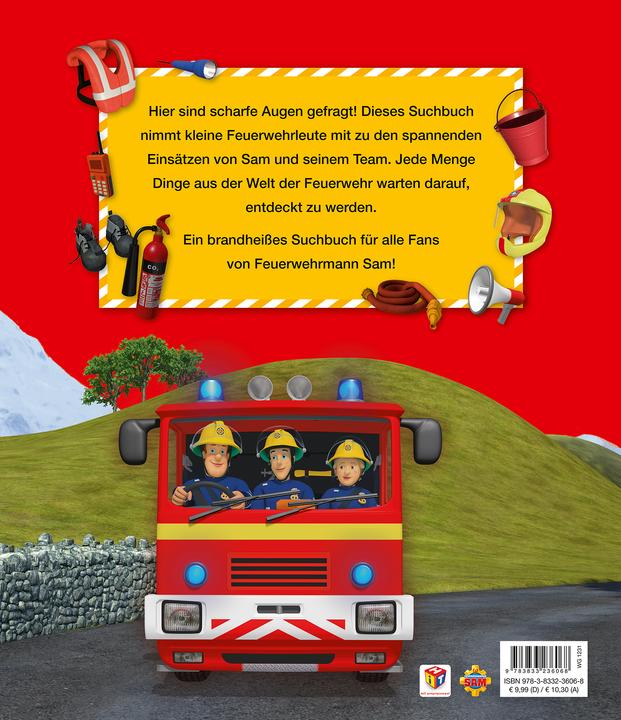 Actual product image Panini Feuerwehrmann Sam: Mein Wimmel-Suchbuch mit Feuerwehrmann Sam (German, Nicole Hoffart, Eva-Regine Rauch, 2018)