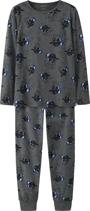 Produktbild Name it Nkmnightset Dark Grey Mel Skull Noos (86)