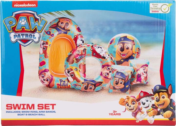 Produktbild Sambro PAW Patrol Schwimmset mit Boot, 5-teilig.