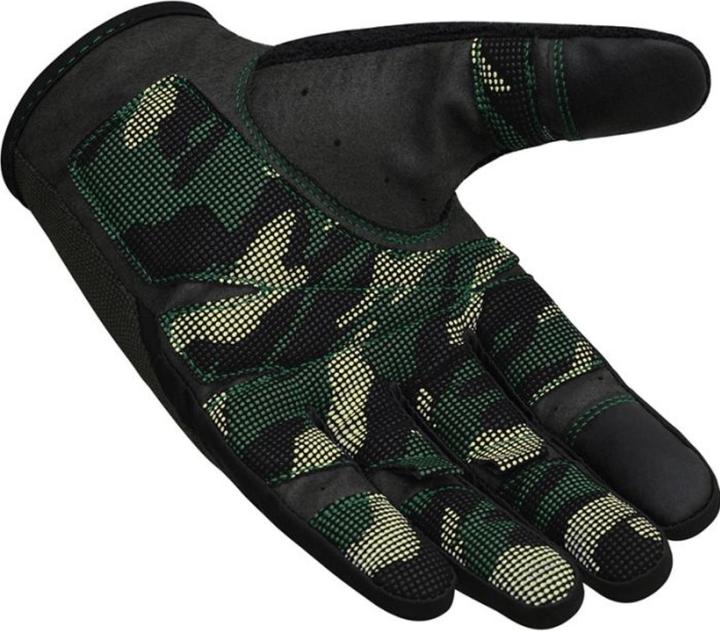 Actual product image Rdx Gym Training Gloves T2 Full Army Green-Xl (XL)