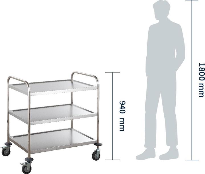 Actual product image Gastro Hero Serving and transport trolley Basic