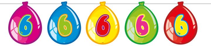 Folat Bunting Balloons 6 years