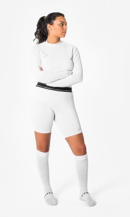 Immagine prodotto Kipsta Damen/Herren Fussball Funktionsshorts - Keepdry Light weiss (L)