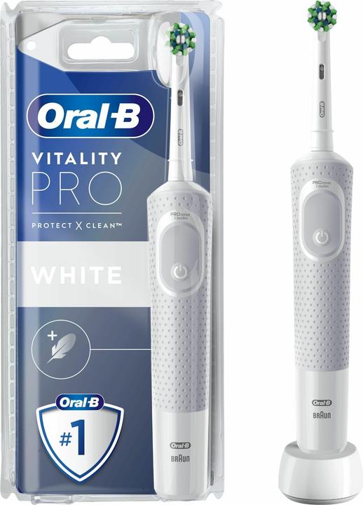 Braun Oralb Tandenborstel Vitality Pro X Wit (Spazzolino oscillante)