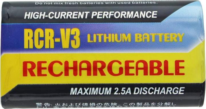 Actual product image AccuCell Battery RCR-V, LB-01, CRV3, CR-V3, RCRV3 (Camera battery charger)