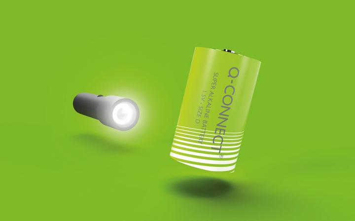 Produktbild Q-Connect Alkaline (2 Stk., D, 12500 mAh)