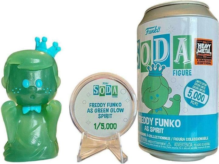 Image du produit Funko Soda Freddy as Spirit Exclusive Phosphorescente Heavy Metal Halloween 2023 - 5000 Pièces