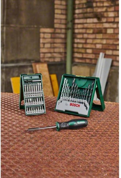 Actual product image Bosch Zubehör 25+15+1 Mini-X-Line sets plus handle (3-8 mm (wood drill bit))