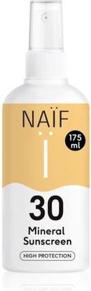 Actual product image Naïf Naif Sun Mineral Sunscreen SPF 30 - 175 ml (Suntan cream, SPF 30, 175 ml)