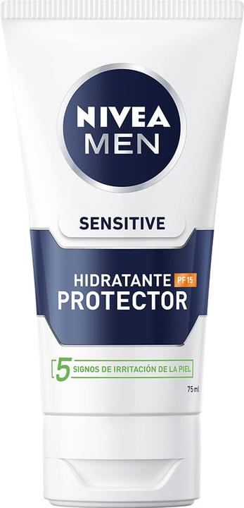 Produktbild NIVEA MEN SENSITIVE protector hidratante 0% alcohol SPF15 75 ml (75 ml, Tagescreme, SPF 15)