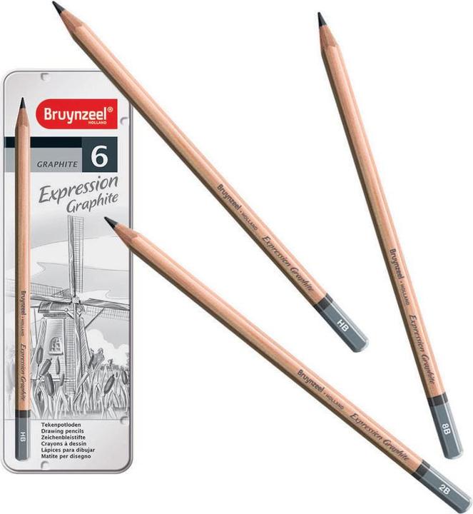 Produktbild Bruynzeel Expression Graphitstifte (3.60 mm, HB, 6 x)