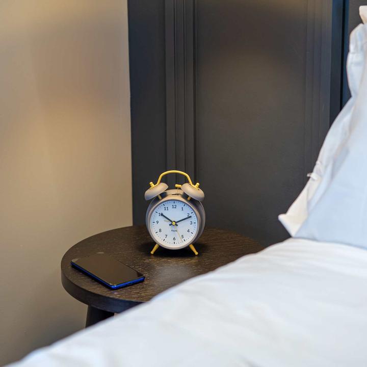 Actual product image Fisura RETRO ALARM CLOCK grey