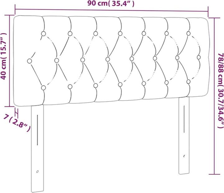 Image du produit VidaXL Jasmine (90 x 7 x 78/88 cm)